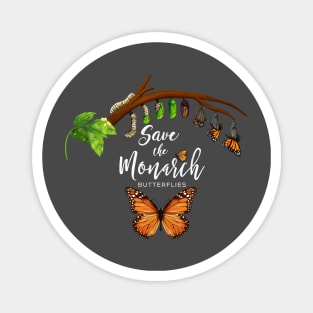 Save the Monarch Butterflies Magnet